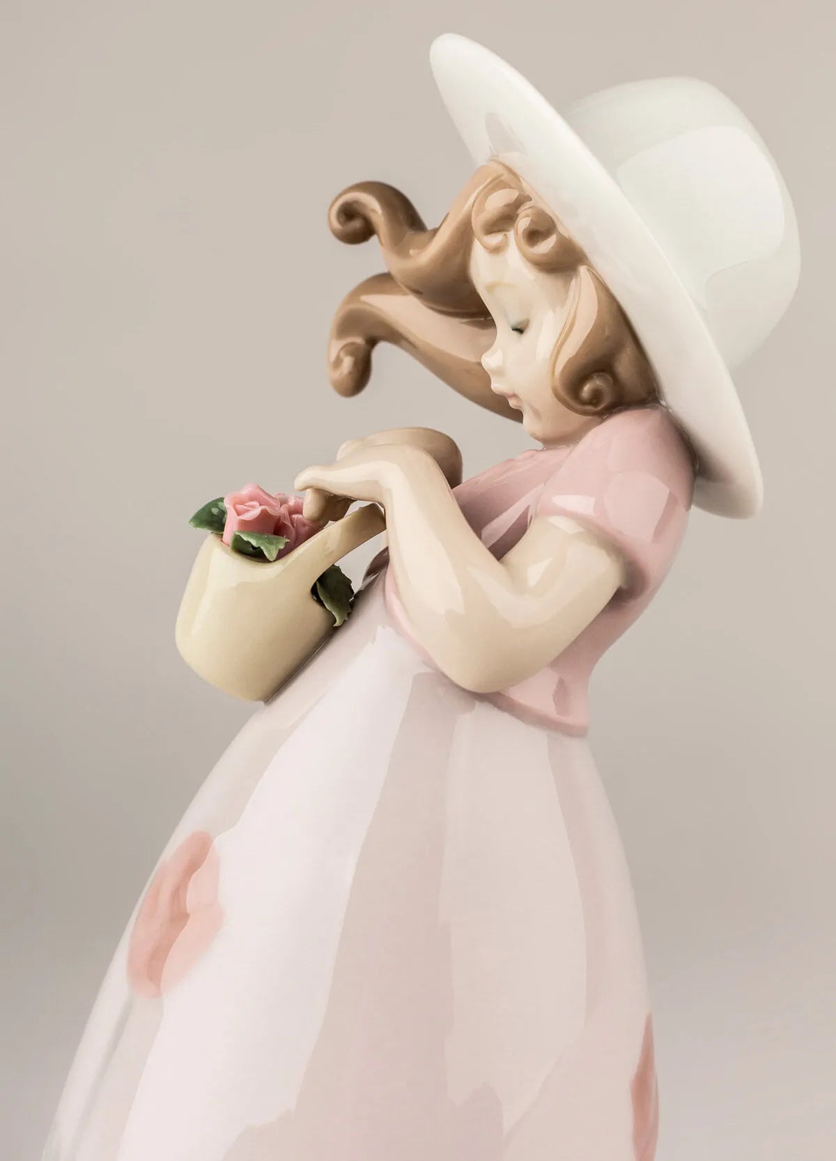 Little Rose Girl Figurine