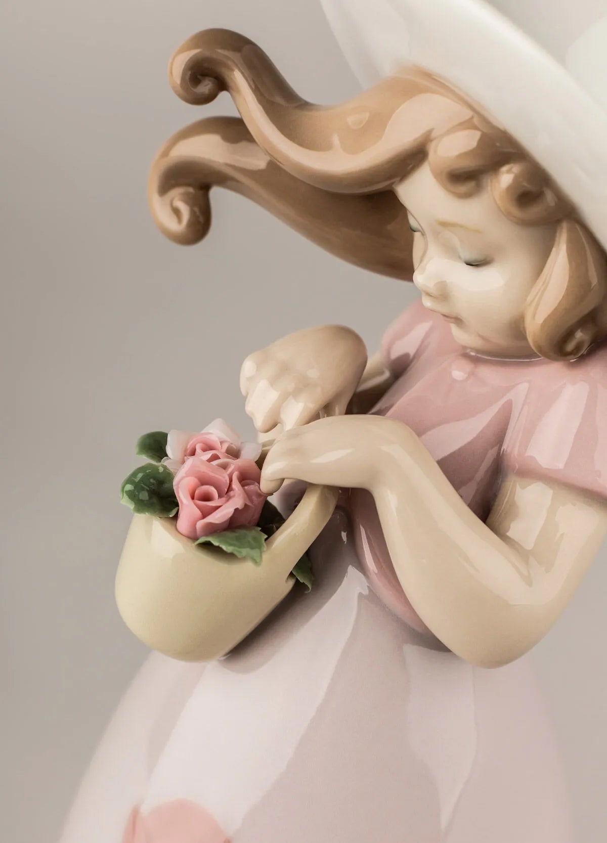 Little Rose Girl Figurine