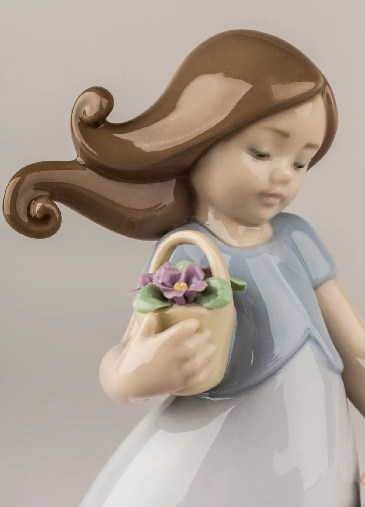 Little Violet Girl Figurine