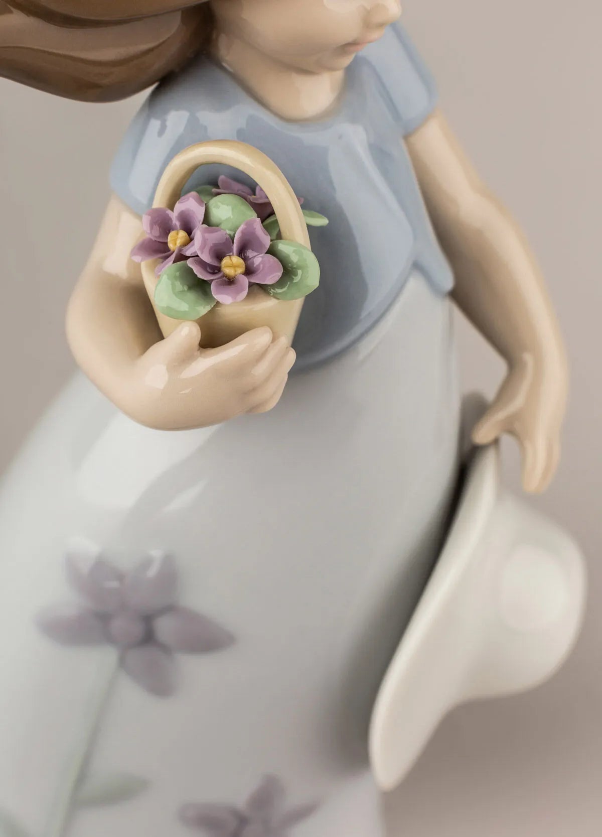 Little Violet Girl Figurine