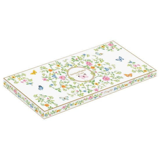 Serving platter, porcelain, 36 x 14.5 cm, "Dancing Butterflies" - Easy Life