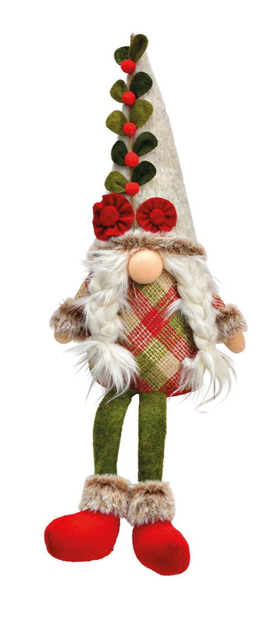 Edge stool gnome from textile colorful