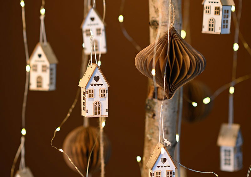 Christmas hanger set house 6-piece set