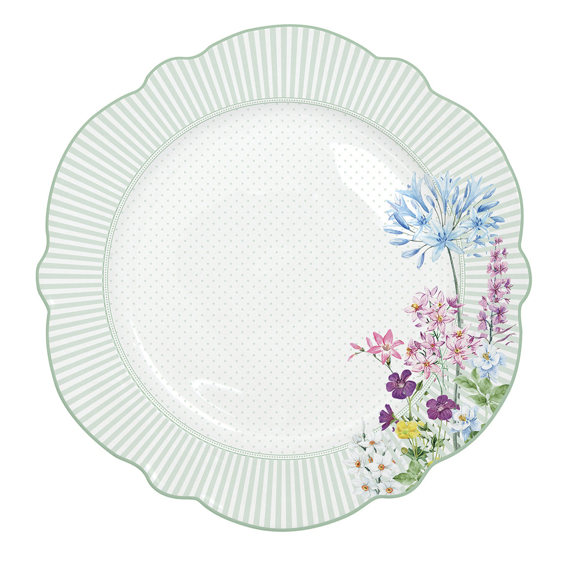 Porcelain dinner plate Ø 26 cm FLORAISON - Shukha Online Store