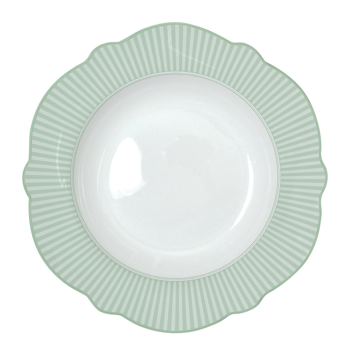 Porcelain soup plate Ø 23 cm FLORAISON - Shukha Online Store
