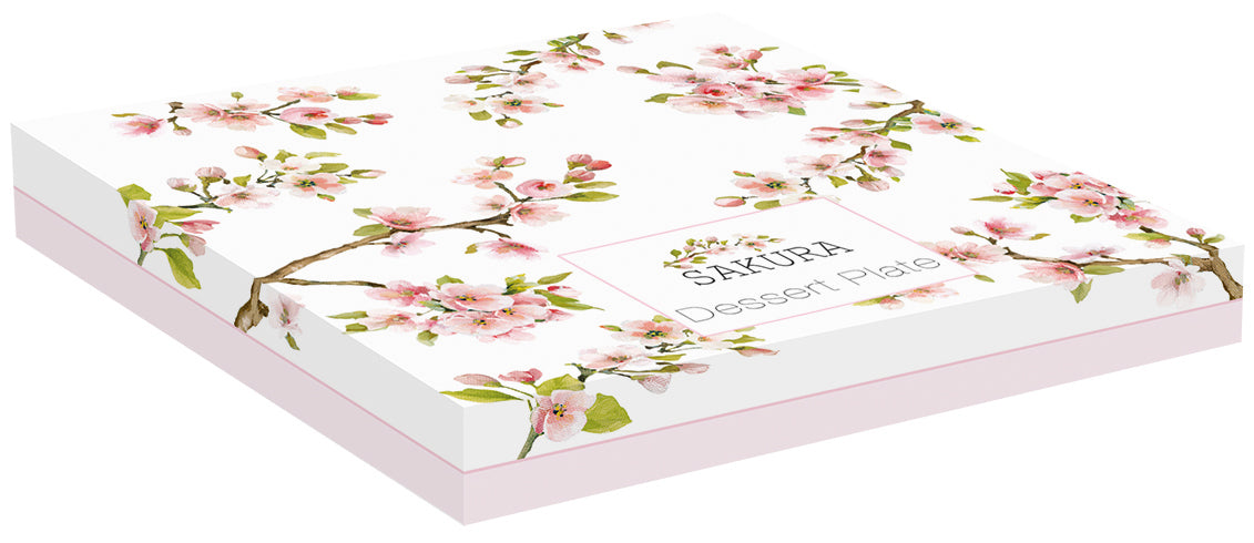 Porc.dessert plate Ø 19 cm in color box SAKURA - Shukha Online Store