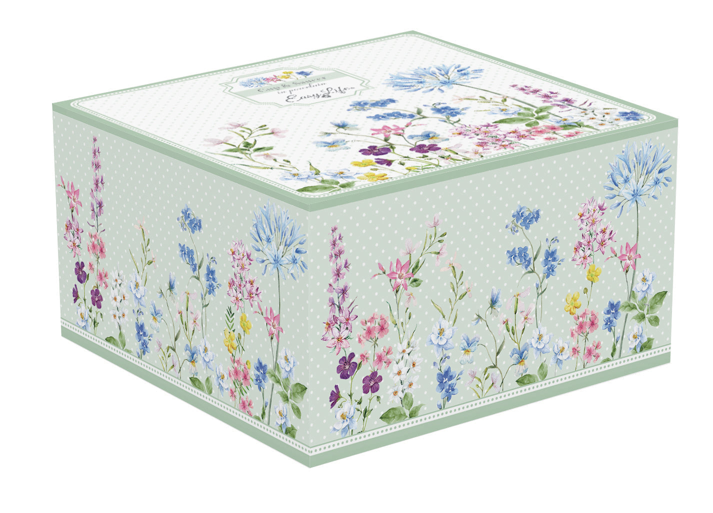 Porcelain cup & saucer 200 ml in color box FLORAISON - Shukha Online Store