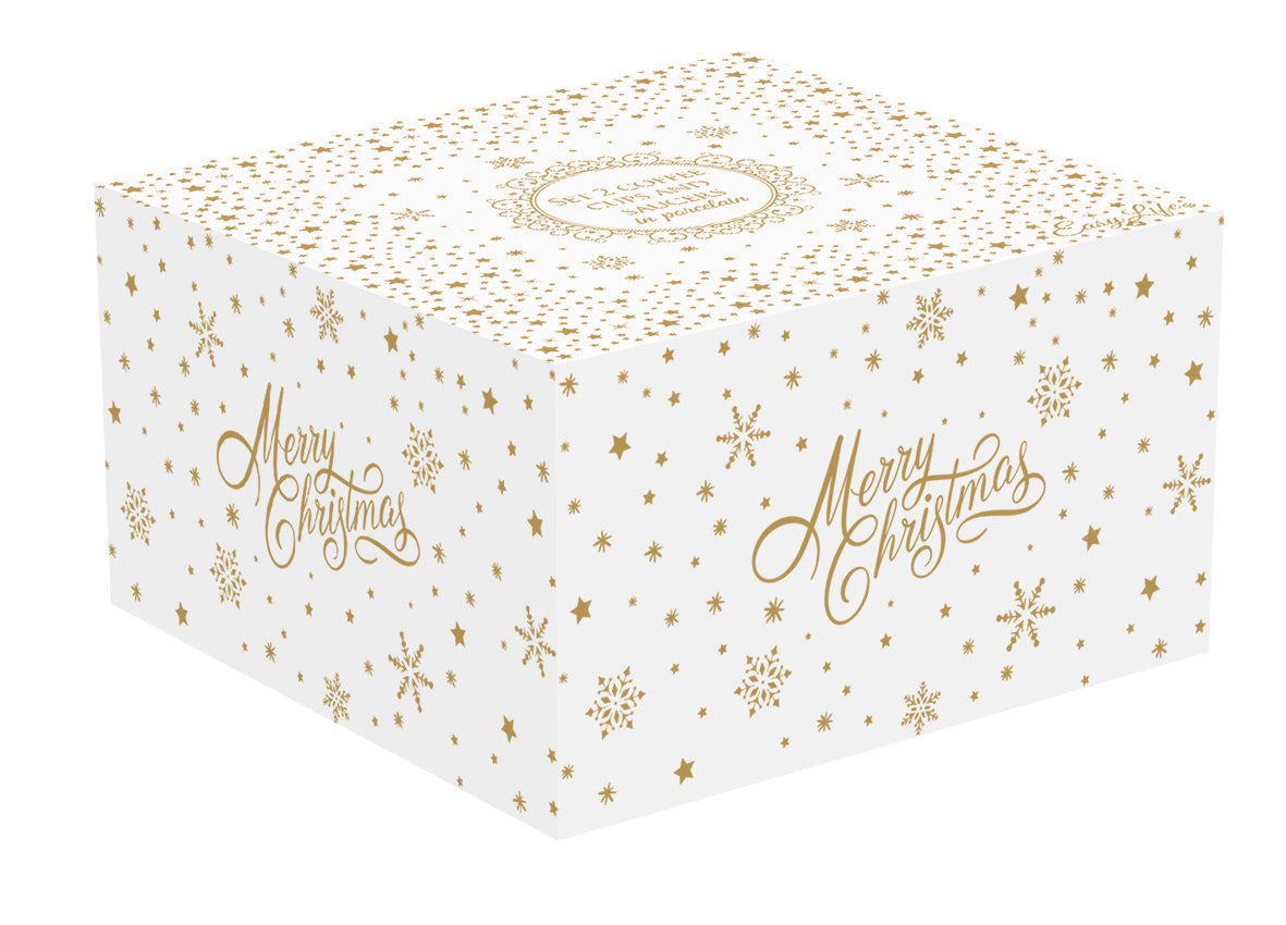 Set 2 porc.coffee c&s 80 ml in color box GOLDEN CHRISTMAS - Shukha Online Store