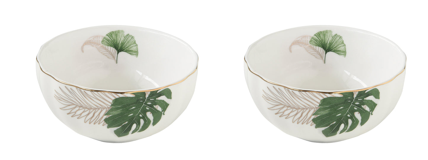 Set 2 porcelain bowls Ø 12 cm/250 ml in color box EXOTIQUE - Shukha Online Store