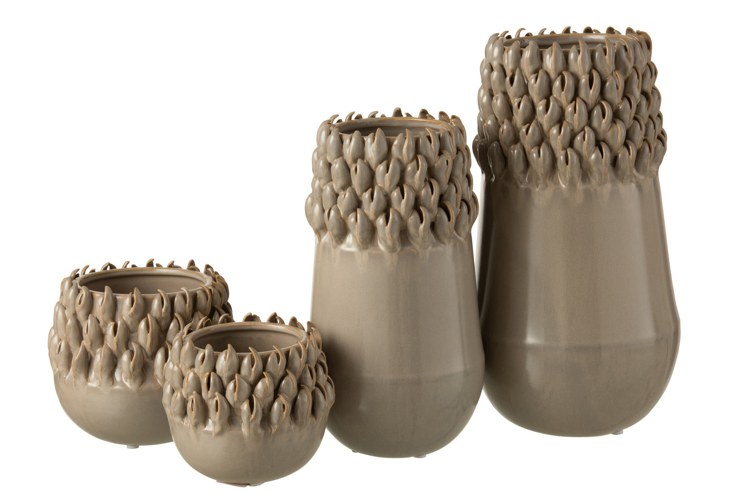 Vase Ibiza Ceramic Grey Large