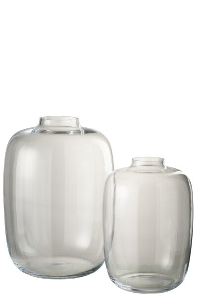 Vase Cleo Glass Transparent Large