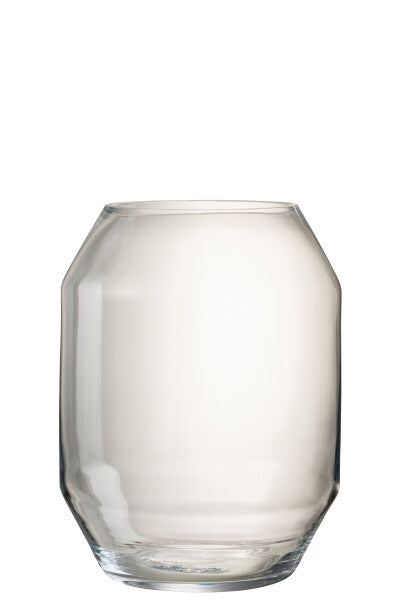 Vase Lilou Glass Transparent Large