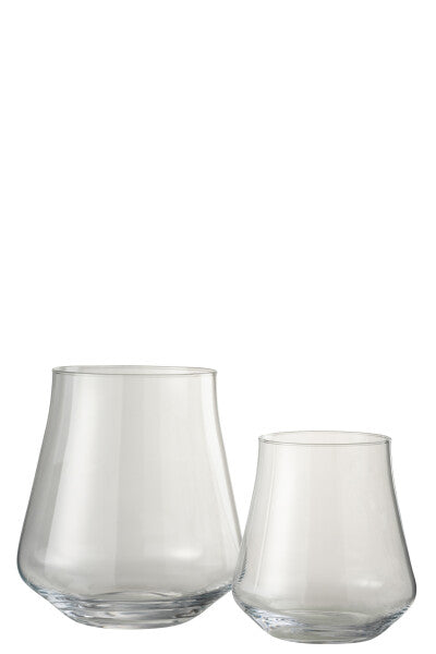 Vase Vita Glass Transparent Large