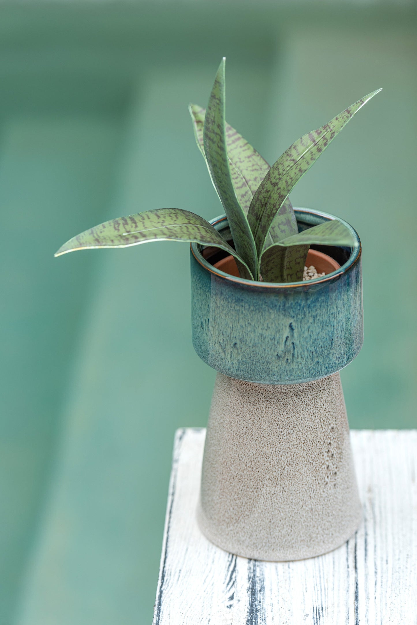 Flower Pot Lina Ceramic Green Small