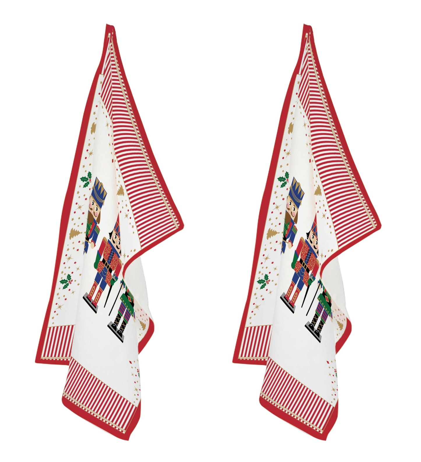 Set of 2 kitchen towels 70x50 cm NUTCRACKER - Shukha Online Store