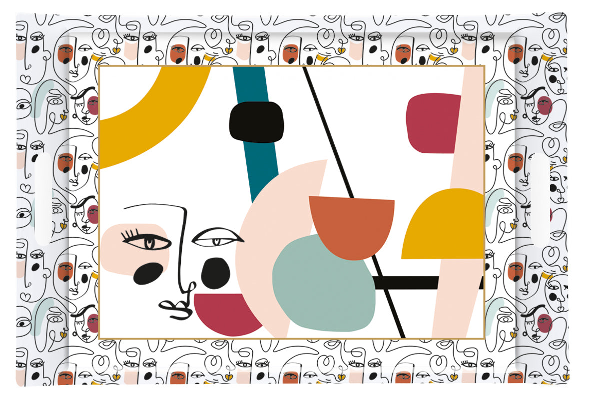 A tray with modern pattern - Shukha Online Store