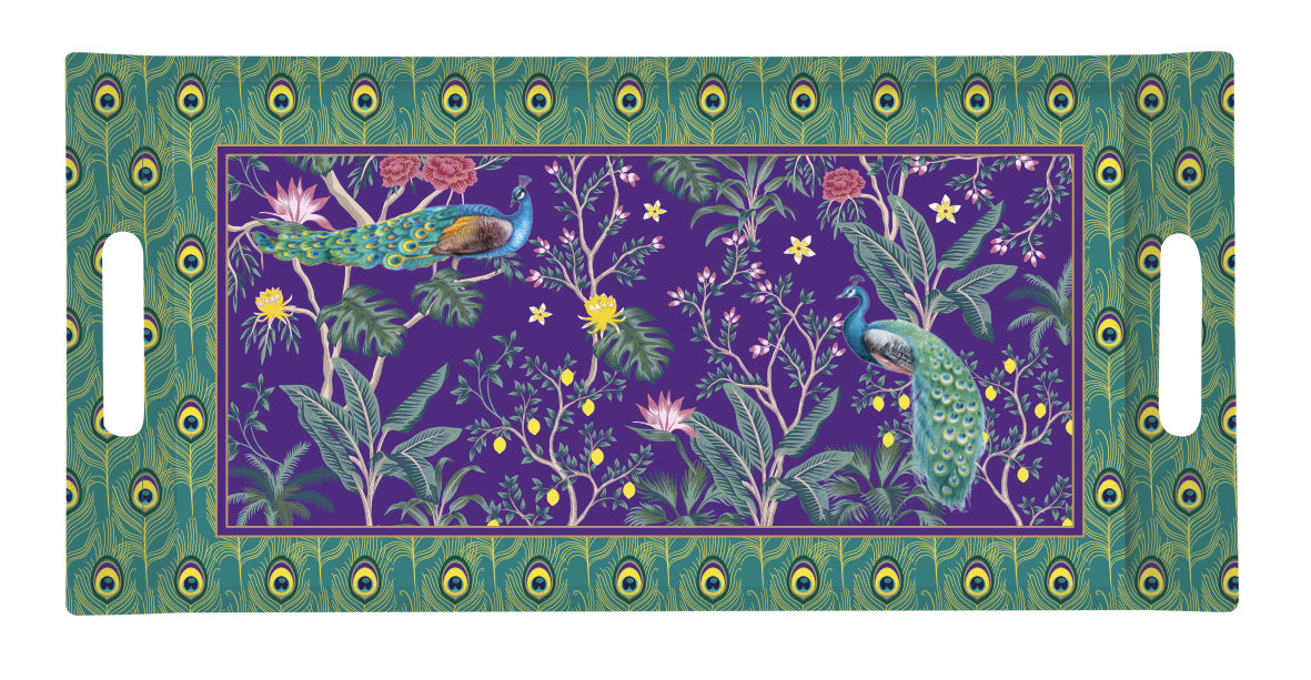 Tray 40x19 IMPERIAL PEACOCK