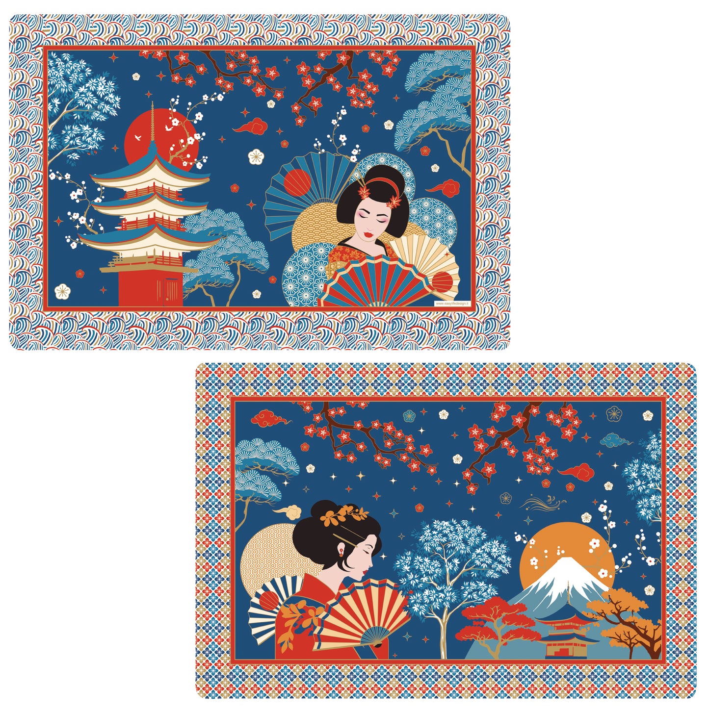 double side placemat 45x30 TOKYO
