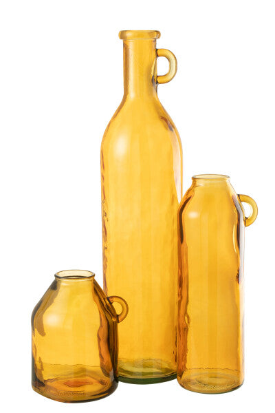 Vase Bottle Cylinder Ochre