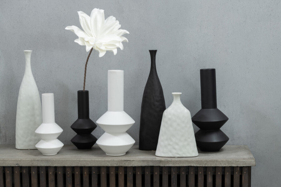 Vase Zihao Ceramic White Small
