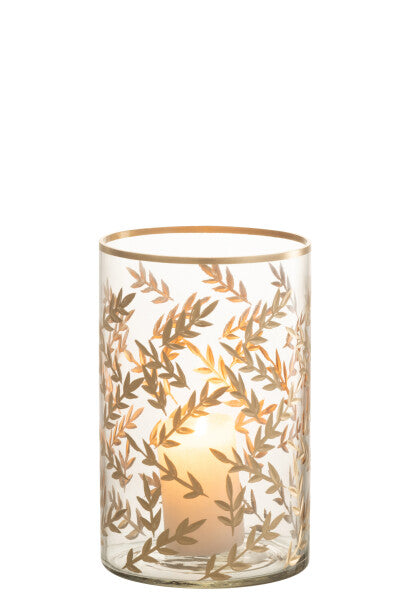 Hurricane Wheat Glass Gold/Transparent Medium