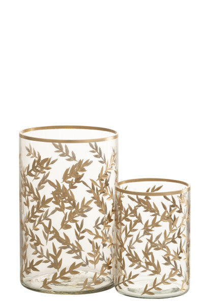 Hurricane Wheat Glass Gold/Transparent Medium