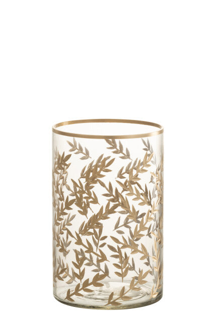 Hurricane Wheat Glass Gold/Transparent Medium