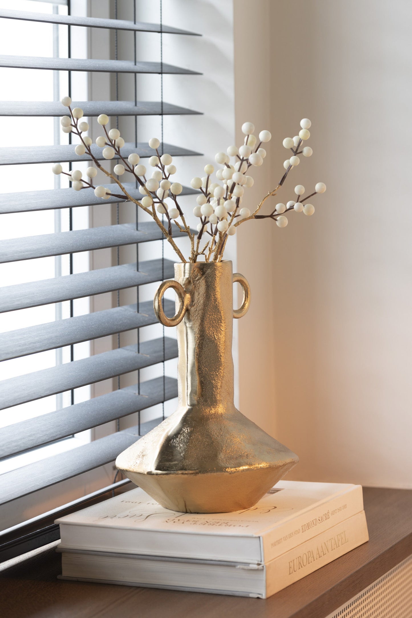 Vase Ritual Aluminium Gold
