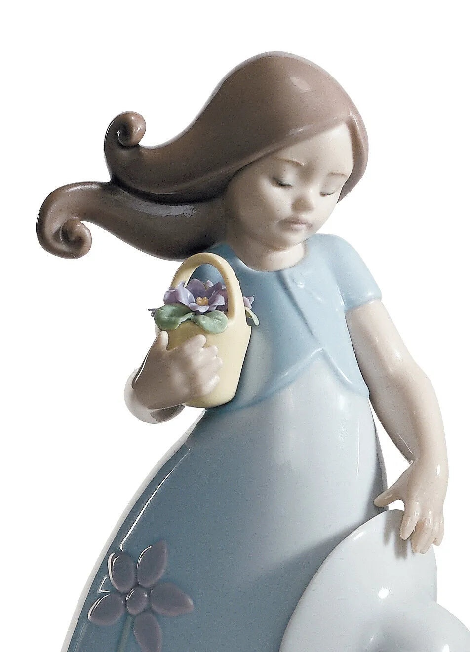 Little Violet Girl Figurine