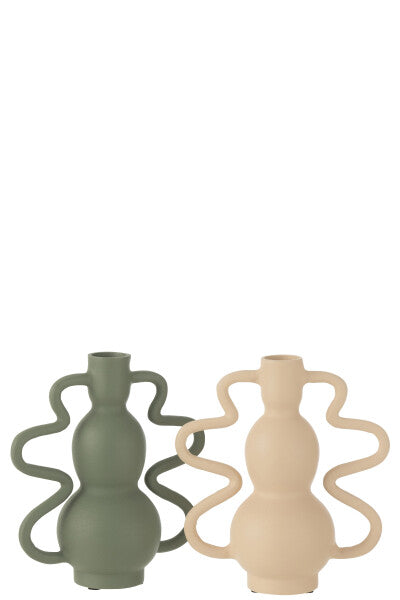 Vase Marie Aluminium Beige