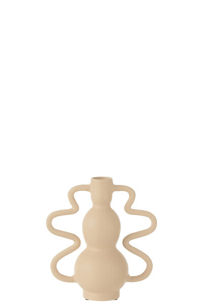 Vase Marie Aluminium Beige