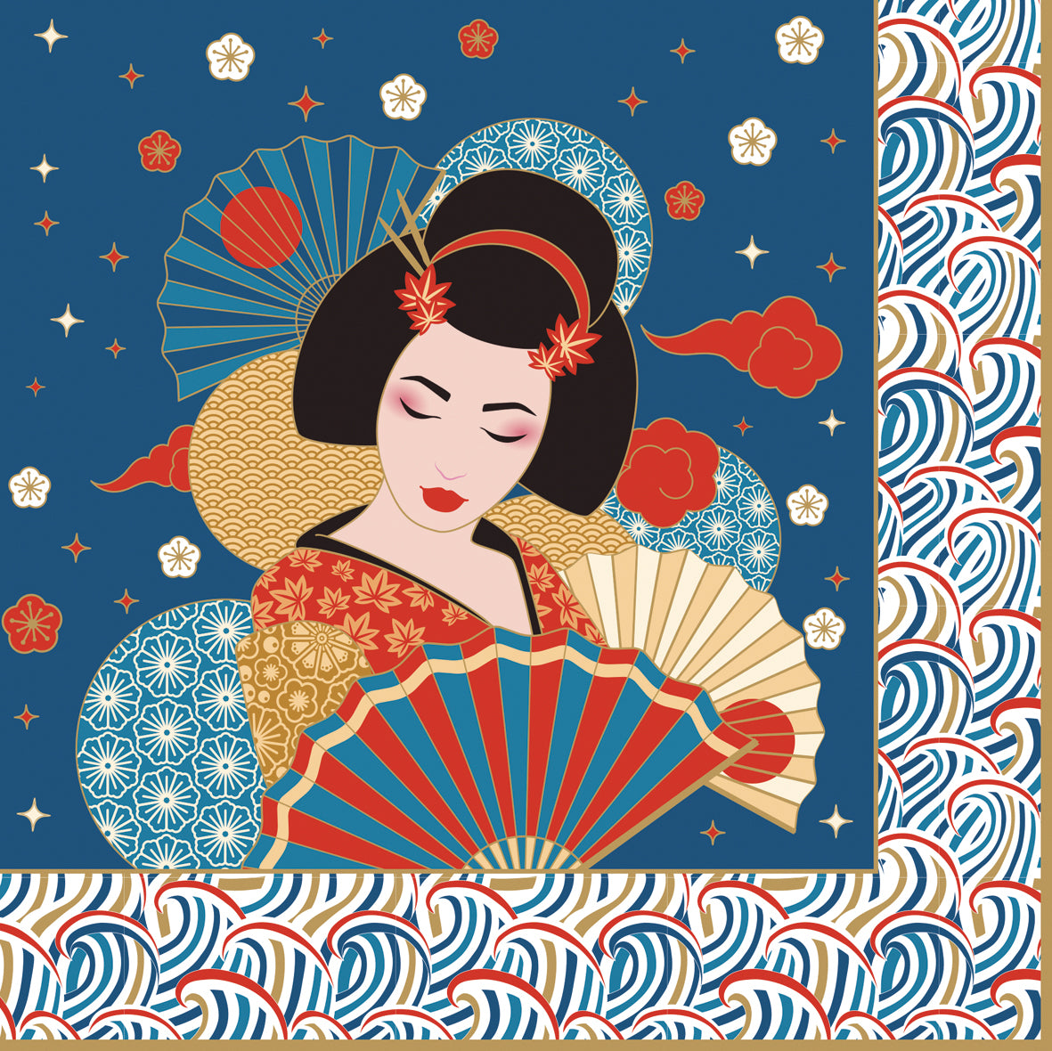 Pack of 20 Fashion paper 33x33 TOKYO