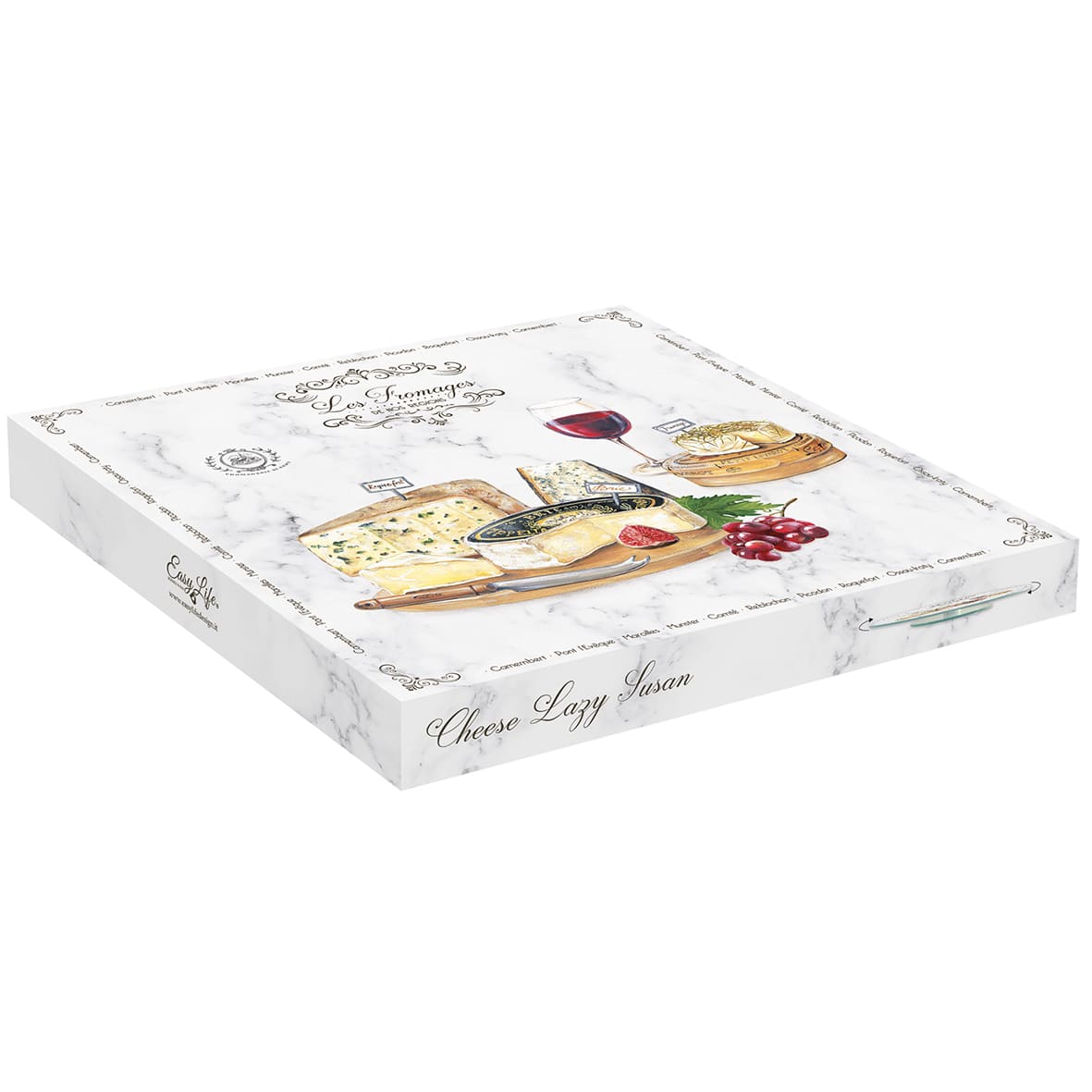Revolving glass board Ø 32 cm LES FROMAGES