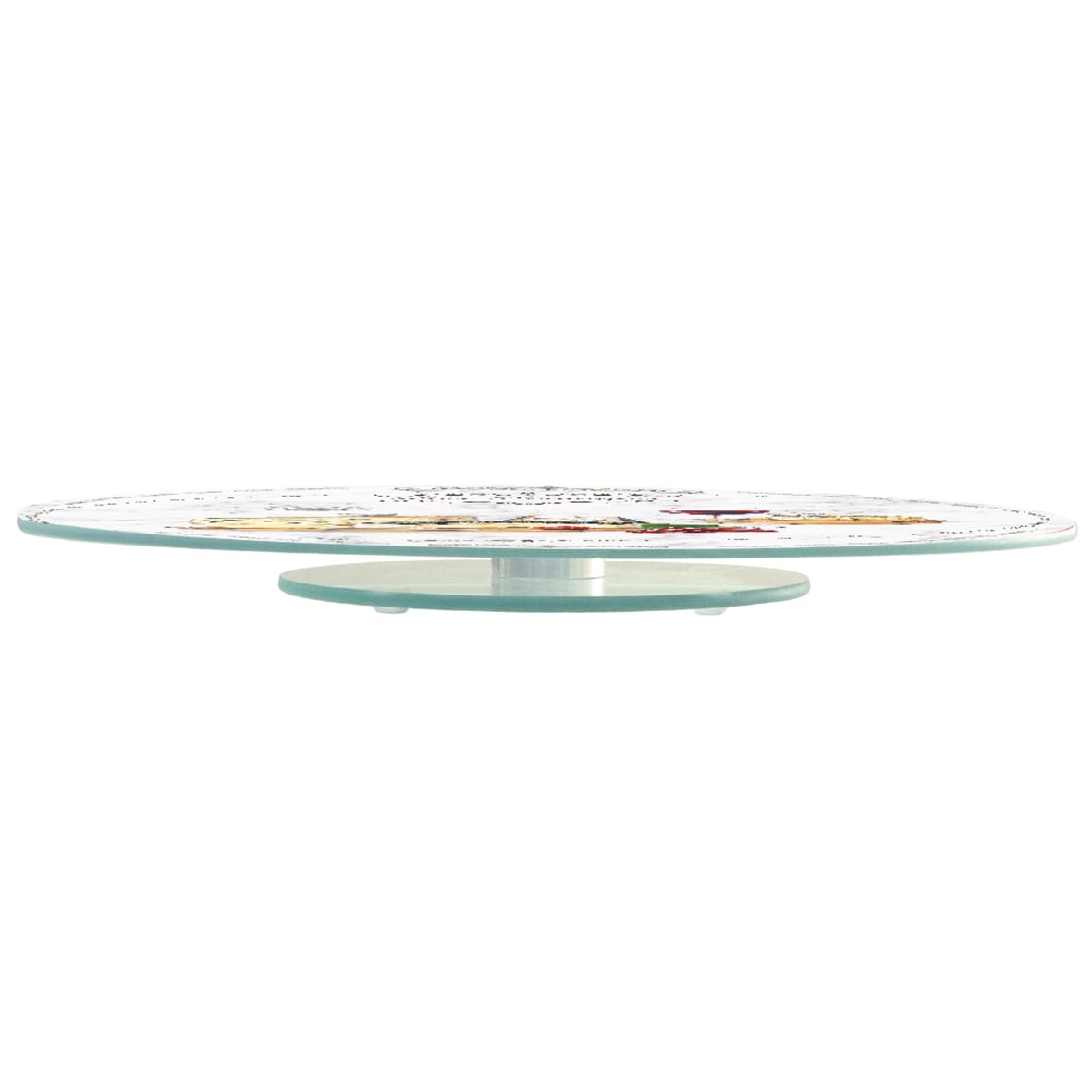 Revolving glass board Ø 32 cm LES FROMAGES
