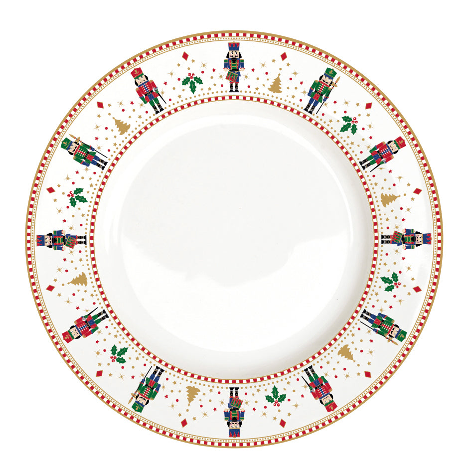 Porcelain dinner plate Ø 26,5 cm. NUTCRACKER - Shukha Online Store