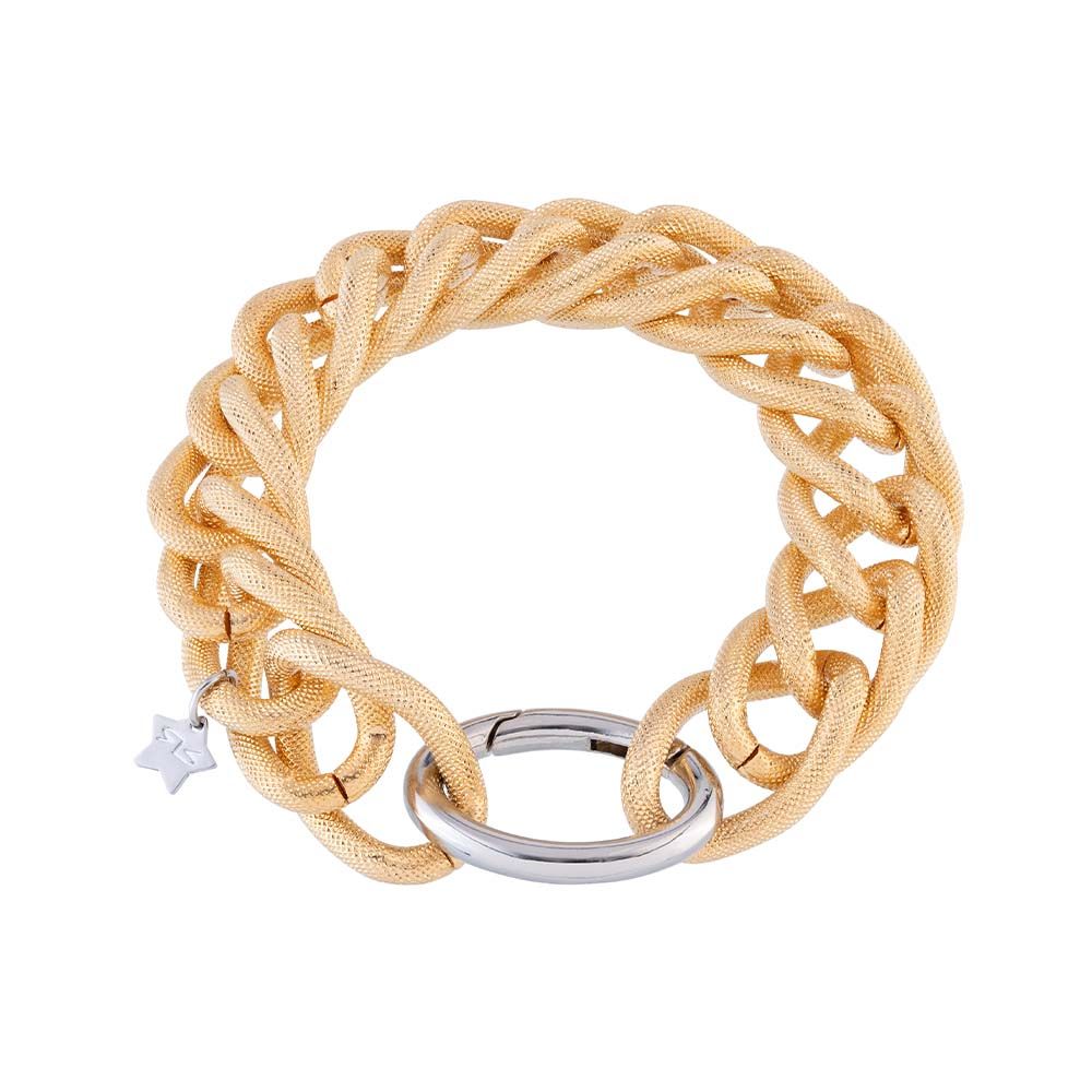 Diva bracelet with double lump link
