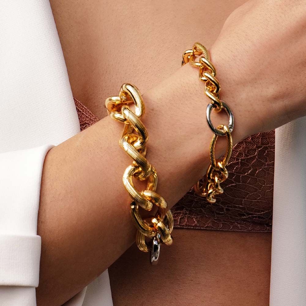 Diva mix knit bracelet