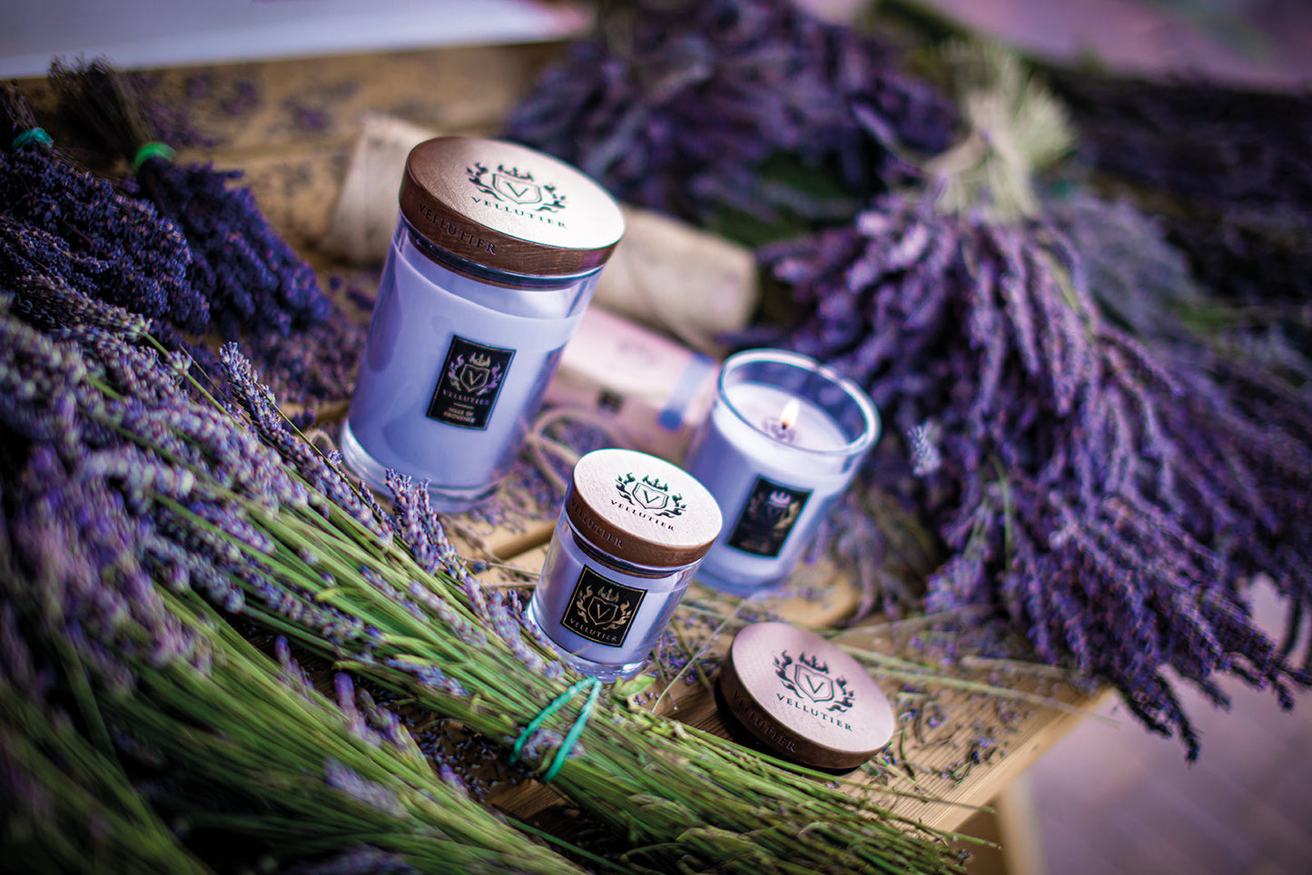 Large Candle - Hills of Provence - Shukha Online Store