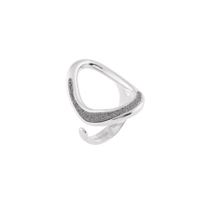 SILVER AND DIAMOND RING