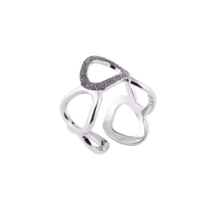 SILVER AND DIAMOND RING