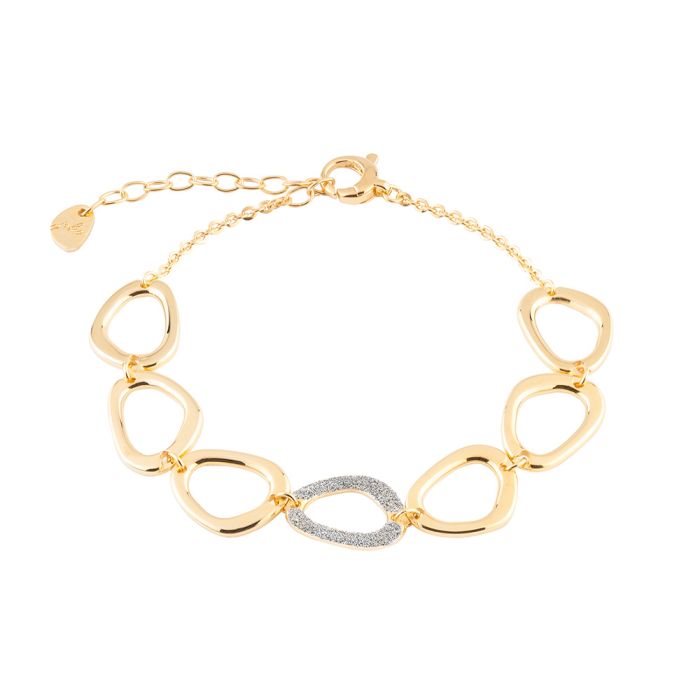SILVER AND DIAMOND BRACELET
