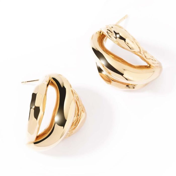 Ursula hoop earring three holes