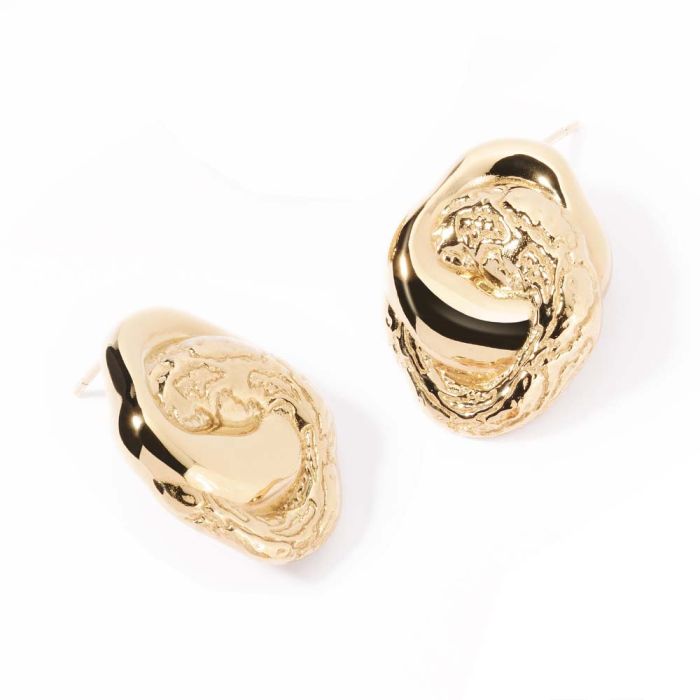 Ursula knot hole cover earring