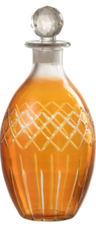 Carafe Checkered Round Glass Mix