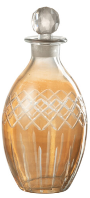 Carafe Checkered Round Glass Mix