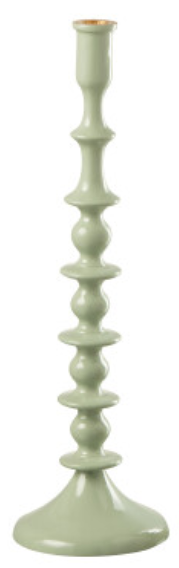 Candlestick Aluminium Green
