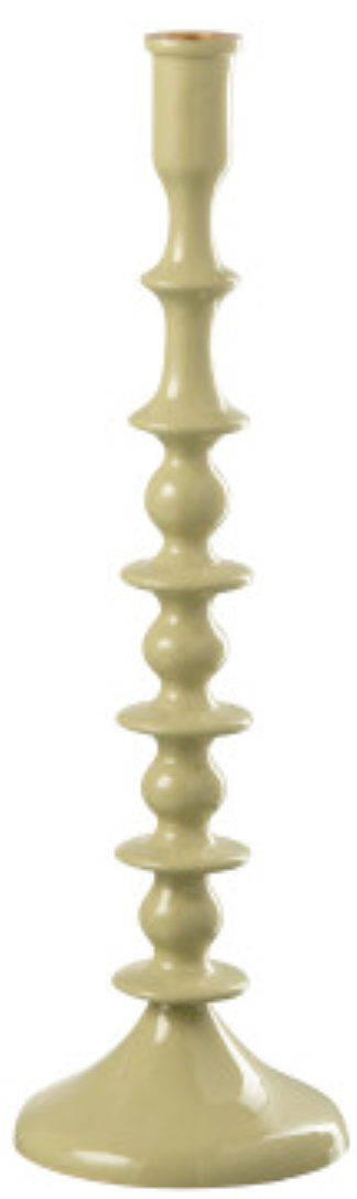 Candlestick Aluminium Green