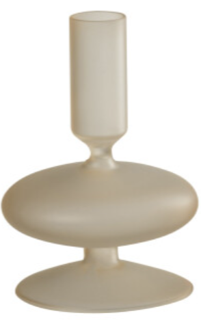 Candle Holder Matte Glass Mix
