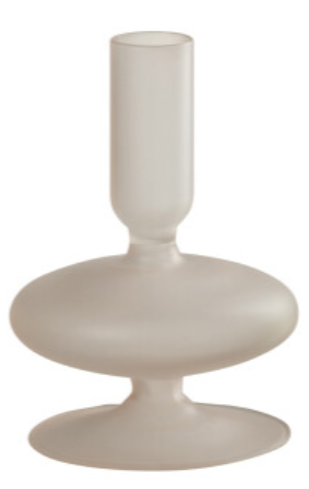Candle Holder Matte Glass Mix