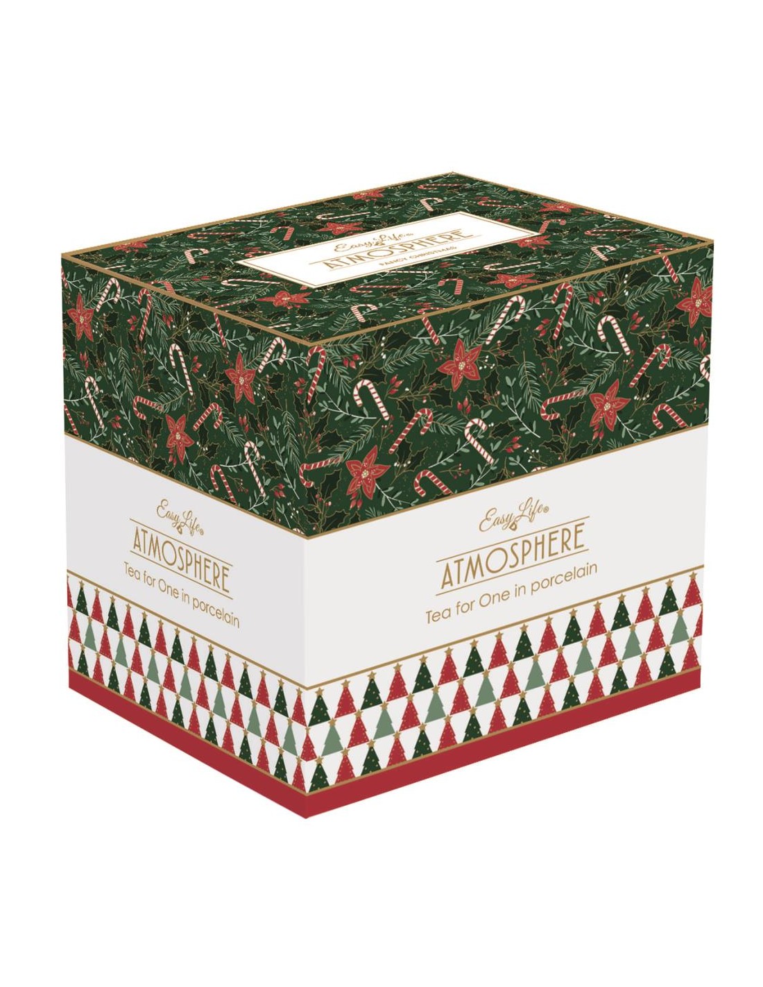 Tea for one in porcelain 350 ml FANCY CHRISTMAS